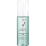 Vichy Purete Thermale Moussante Nettoyante Eclat 150ml.Αφρώδες Νερό Καθαρισμού Προσώπου που Προσδίδει Λάμψη στην Επιδερμίδα