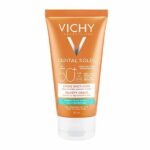 Vichy Capital Soleil Velvety Cream SPF50+ Αντηλιακή Κρέμα Προσώπου με Βελούδινη Υφή 50ml