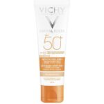 Vichy Capital Soleil Anti-Dark Spots SPF50+ Αντιηλιακή Κρέμα Προσώπου με Χρώμα για Φροντίδα των Κηλίδων, 50ml