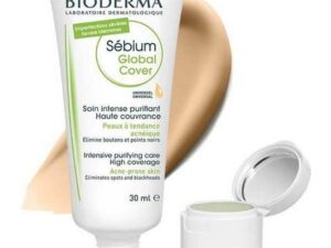 Bioderma Sébium Global Cover Κρέμα Υψηλής Κάλυψης για Δέρμα με Ακμή με Χρώμα 30ml