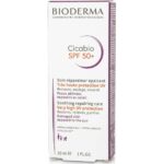 Bioderma Cicabio Soin Reparateur Spf50+, 30ml Aναπλαστική Αντηλιακή Κρέμα Προσώπου & Σώματος