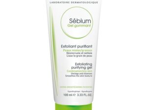 Bioderma Sebium Gel Gommant 100ml Αφρίζον Gel Kαθαρισμού και Απολέπισης Προσώπου Κατάλληλο για Λιπαρές - Μικτές Επιδερμίδες