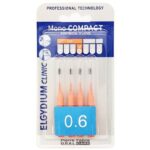 Elgydium Μεσοδόντια Βουρτσάκια Πορτοκαλί 0,6 4τμχ.