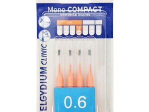 Elgydium Μεσοδόντια Βουρτσάκια Πορτοκαλί 0,6 4τμχ.