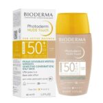 Bioderma Photoderm Nude Touch Mineral Spf50+, 40ml - Light.Αντηλιακό Προσώπου Πολύ Υψηλής Προστασίας με Χρώμα για Μικτές & Λιπαρές Επιδερμίδες