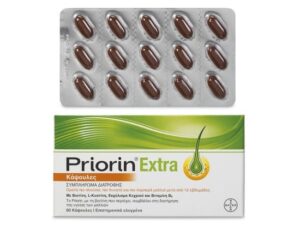 Priorin EXTRA Γερές Ρίζες, Γερά Μαλλιά, 60 κάψουλες