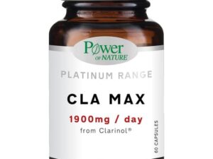 Power Of Nature Platinum Range CLA Max 1900mg / Day Συμπλήρωμα Διατροφής για την Καύση Λίπους 60 Κάψουλες