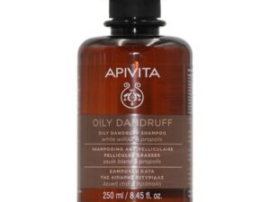 Apivita Oily Dandruff Shampoo 250ml Σαμπουάν Κατά της Λιπαρής Πιτυρίδας με Λευκή Ιτιά & Πρόπολη