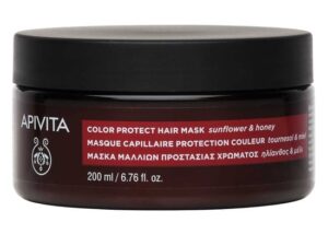 APIVITA Μάσκα Προστασίας Χρώματος για Βαμμένα Μαλλιά με Ηλίανθο & Μέλι 200ml