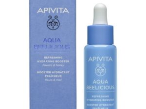 APIVITA Aqua Beelicious Refreshing Hydrating Booster Αναζωογόνησης & Ενυδάτωσης με Λουλούδια & Μέλι 30ml