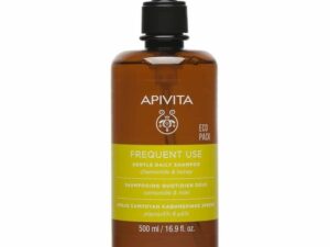 Apivita Frequent Use Gentle Daily Shampoo With Chamomile & Honey 500ml Απαλό Σαμπουάν Καθημερινής Χρήσης με Χαμομήλι & Μέλι
