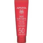 Apivita Bee Sun Safe Hydra Fresh Face SPF50 Ενυδατική Αντηλιακή Κρέμα Gel Προσώπου Ελαφριάς Υφής 50ml