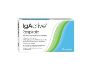 Igactive Respiraid Συμπλήρωμα Διατροφής για την Ενίσχυση του Ανοσοποιητικού 10 κάψουλες