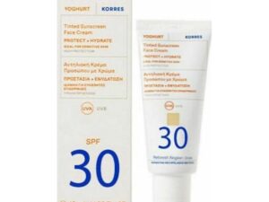 Korres Yoghurt Tinted Sunscreen Face Cream SPF30 40ml