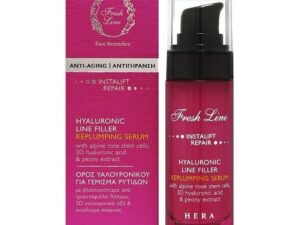 FRESH LINE - Hera Ορός Υαλουρονικού για Γέμισμα Ρυτίδων με Βλαστοκύτταρα από Τριαντάφυλλο Άλπεων 3D Υαλουρονικό Οξύ & Εκχύλισμα Παιώνιας 30mL