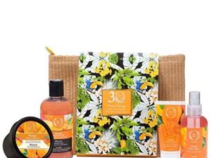 Fresh Line Tropic Mango Shower Gel-Αφρόλουτρο, 300ml & Body Butter-Boύτυρο Σώματος, 150ml & Body Water-Αρωματικό Νερό, 150ml & Hand Cream-Κρέμα Χεριών με Μάνγκο, 50ml