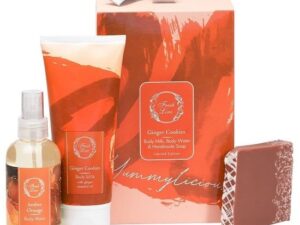 Fresh Line Promo Xmas '23 Ginger Cookies Set Χειροποίητο Σαπούνι 120g, Γαλάκτωμα Σώματος 200ml & Αρωματικό Νερό Σώματος 150ml, 1σετ