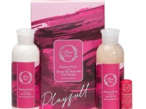 Fresh Line Promo Xmas '23 Passion Fruit Set Αφρόλουτρο 200ml & Γαλάκτωμα Σώματος 200ml & Αντιοξειδωτικό Lip Balm, 1σετ