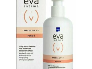 Eva Intima Special pH 3.5 Period 250ml Καθημερινός Καθαρισμός της Ευαίσθητης Περιοχής & Φυσική Προστασία Από Δυσάρεστες Οσμές