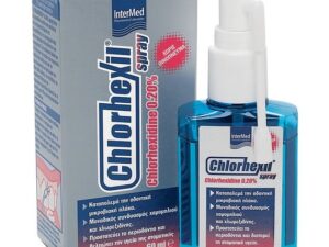 Intermed Chlorhexil 0.20% spray 60ml - Αντισηπτικό Σπρέι Με Χλωρεξιδίνης Για Τοπική Στοματική Χρήση