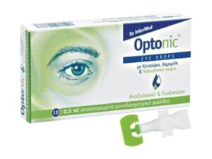 Intermed Optonic 10x0.5ml - Οφθαλμικές Σταγόνες Με Υαλουρονικό Οξύ