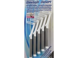 Intermed Chlorhexil Interdental Brushes M 1,2mm - Μεσοδόντια Βουρτσάκια Γκρι 5 Τεμάχια