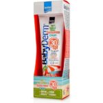 INTERMED BabyDerm Sunscreen Cream Αντηλιακή Κρέμα με Φυσικά Φίλτρα Προστασίας SPF30 300ml
