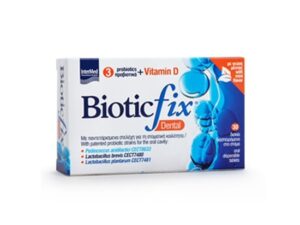 Intermed Biotic Fix Dental 30 Δισκία - Προβιοτικά Με Βιταμίνη D Για Την Στοματική Κοιλότητα Με Γεύση Μέντα