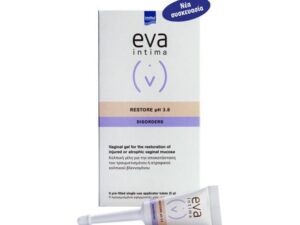 INTERMED Eva Intima Restore pH 3.8 Disorders Επουλωτικό Κολπικό Τζέλ για την Ευαίσθητη Περιοχή 9x5g