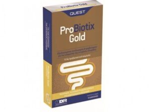 Quest Probiotix Gold, Συμπλήρωμα Διατροφής για την Καλή Λειτουργία του Εντέρου 15caps