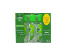 DETTOL PC SANIT.GEL FAMILY 30% 3*50ml