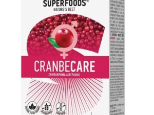 Superfoods CranbeCare 15200mg 30 Κάψουλες - Συμπλήρωμα Διατροφής Για Την Υγεία Του Ουροποιητικού Συστήματος