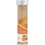 Genecom Terra Vitamin C 1000mg + Zinc, με γεύση πορτοκάλι, 20 αναβράζοντα δισκία