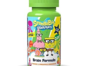 Nickelodeon Παιδική βιταμίνη SpongeBob Brain Formula 60 μασώμενα δισκία