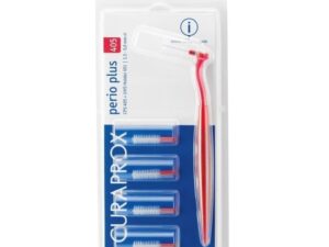 CURAPROX CPS 405 Perio Plus Μεσοδόντια Βουρτσάκια Κόκκινο 5τμχ & Λαβή