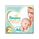 PAMPERS Premium Care Πάνες Μέγεθος 2 (4-8kg) 46 Τεμάχια