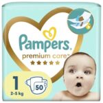 Pampers Premium Care Μέγεθος 1 [2-5kg] 50 Τεμάχια