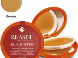 Rilastil Sun System Uniforming Compact N3 Αντηλιακή Πούδρα Προσώπου SPF50 με Χρώμα Bronze 10gr