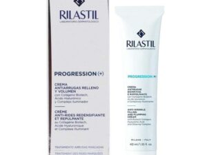 Rilastil Progression (+) Anti-Wrinkle Filling & Plumping Cream, Αντιρυτιδική Κρέμα Προσώπου για Κανονικές/Μικτές/Ευαίσθητες Επιδερμίδες 40ml